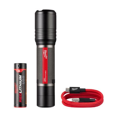 ไฟฉายปรับแสงแบบชาร์จไฟ 2000 ลูเมน MILWAUKEE L4 FL2000-301 4 โวลต์_1