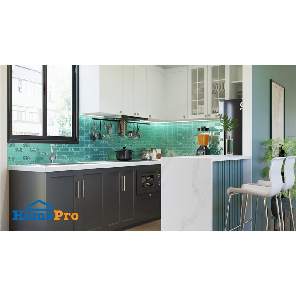 โมเสคแก้ว 30x30 ซม. GLASCERA กรีน ไลท์ 3