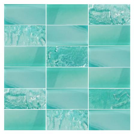 โมเสคแก้ว 30x30 ซม. GLASCERA กรีน ไลท์ 3_0