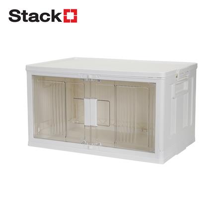 กล่องบานเปิด STACKO SUNA SIZE M 54x34.6x29.5 ซม. สีขาว_0