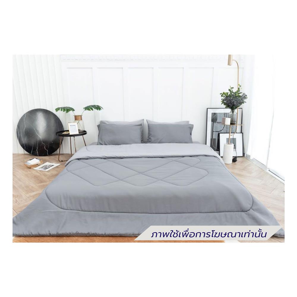 ชุดผ้าปูที่นอน 3.5 ฟุต (ชุด 4 ชิ้น) SANTA BEDDING สี LIGHT GREY/DARK GREY