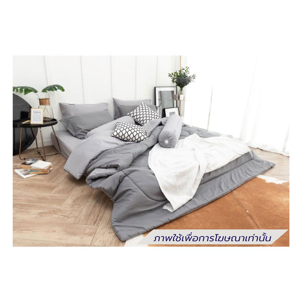 ชุดผ้าปูที่นอน 3.5 ฟุต (ชุด 4 ชิ้น) SANTA BEDDING สี LIGHT GREY/DARK GREY