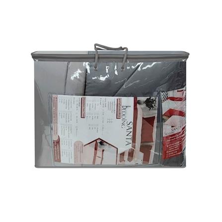 ชุดผ้าปูที่นอน 3.5 ฟุต (ชุด 4 ชิ้น) SANTA BEDDING สี LIGHT GREY/DARK GREY_7