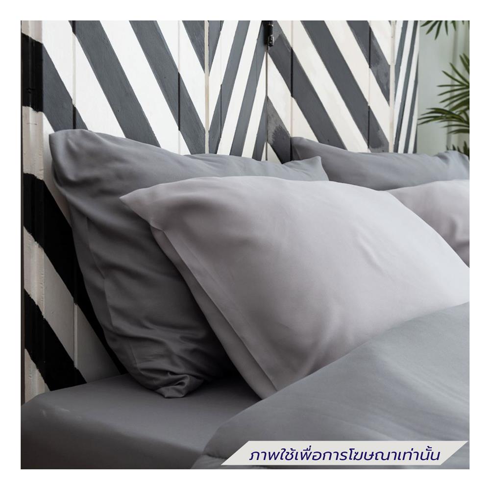 ชุดผ้าปูที่นอน 3.5 ฟุต (ชุด 4 ชิ้น) SANTA BEDDING สี DARK GREY/LIGHT GREY