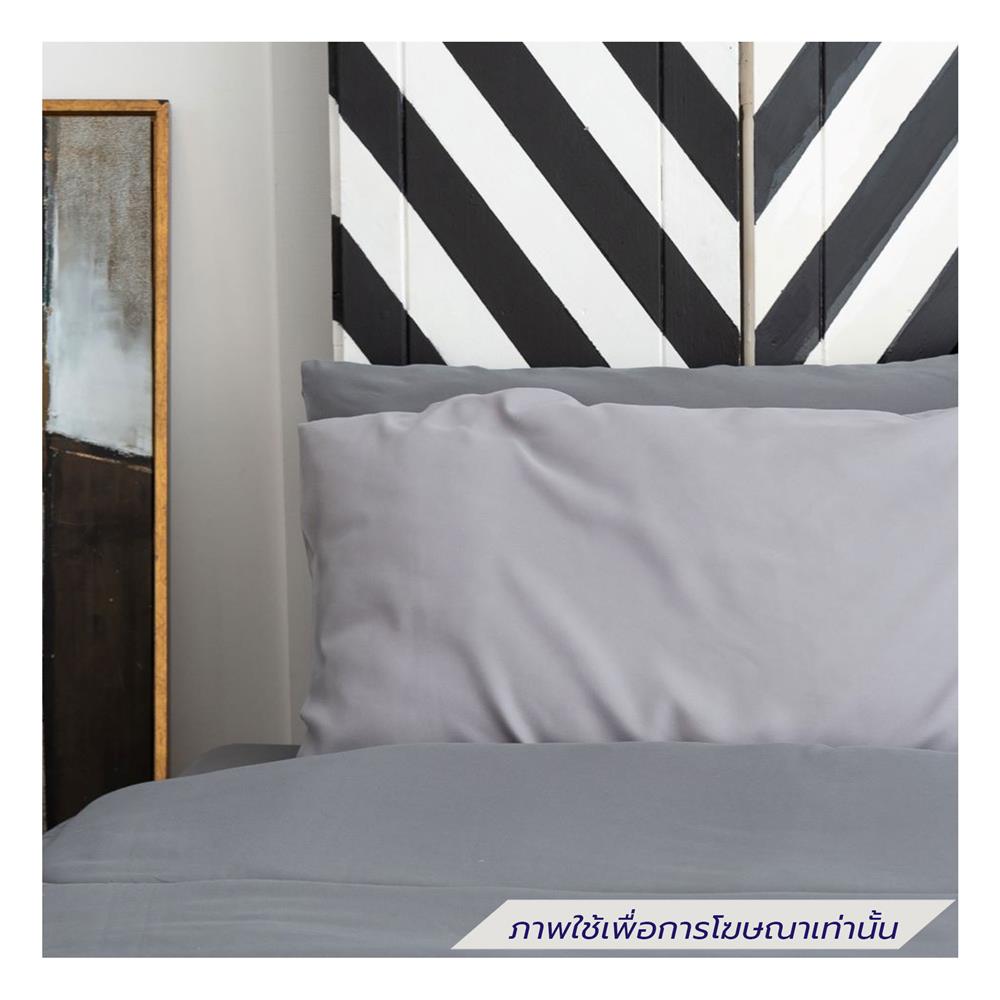 ชุดผ้าปูที่นอน 3.5 ฟุต (ชุด 4 ชิ้น) SANTA BEDDING สี DARK GREY/LIGHT GREY