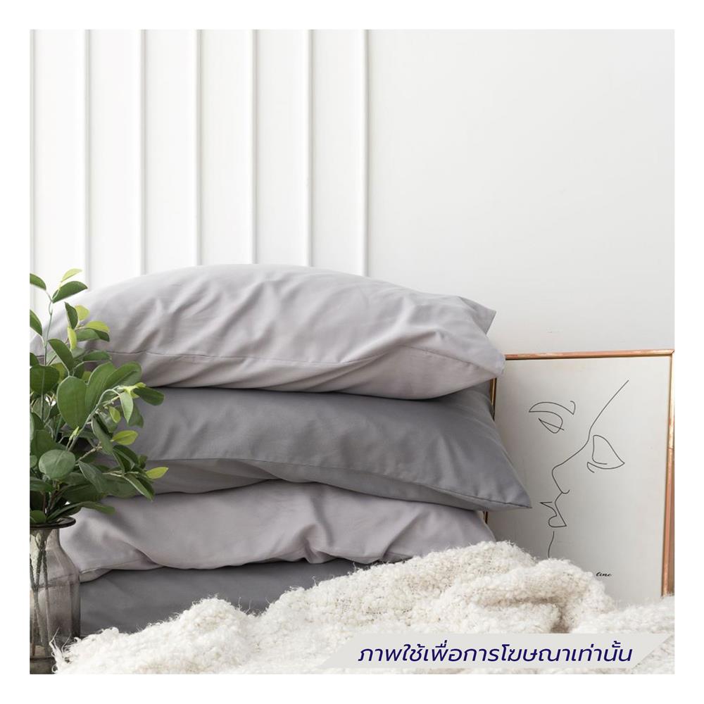 ชุดผ้าปูที่นอน 3.5 ฟุต (ชุด 4 ชิ้น) SANTA BEDDING สี DARK GREY/LIGHT GREY