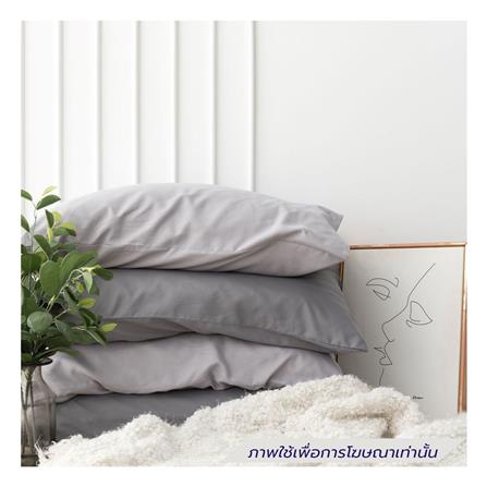 ชุดผ้าปูที่นอน 3.5 ฟุต (ชุด 4 ชิ้น) SANTA BEDDING สี DARK GREY/LIGHT GREY_3