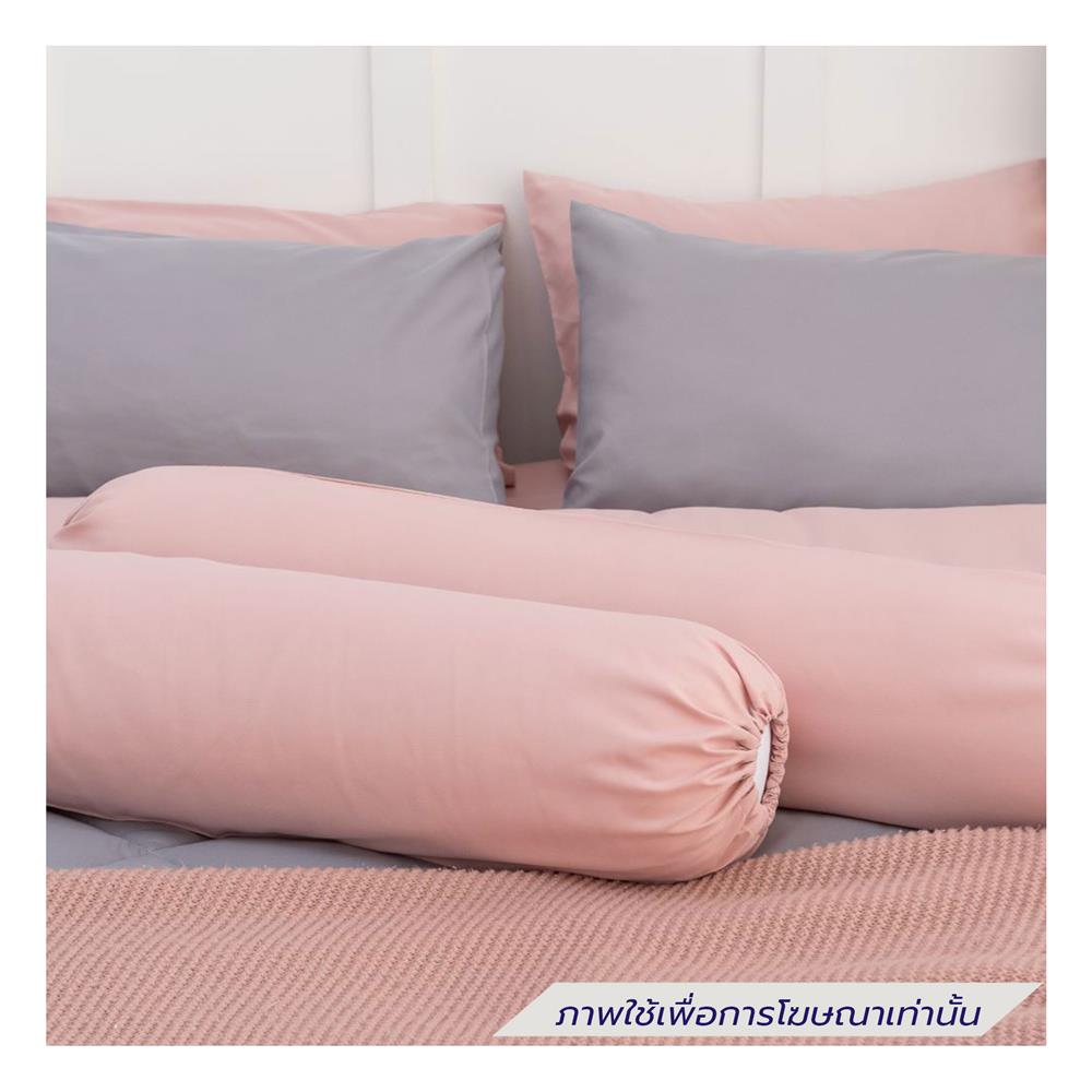 ชุดผ้าปูที่นอน 6 ฟุต (ชุด 6 ชิ้น) SANTA BEDDING สี PINK/LIGHT GREY