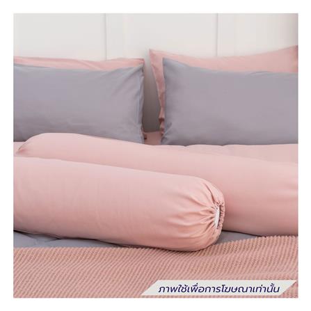 ชุดผ้าปูที่นอน 6 ฟุต (ชุด 6 ชิ้น) SANTA BEDDING สี PINK/LIGHT GREY_3