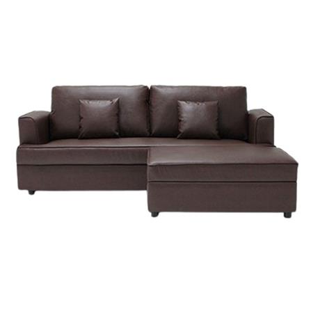 โซฟาเข้ามุม KONCEPT SMART 19205253 สีน้ำตาล_0