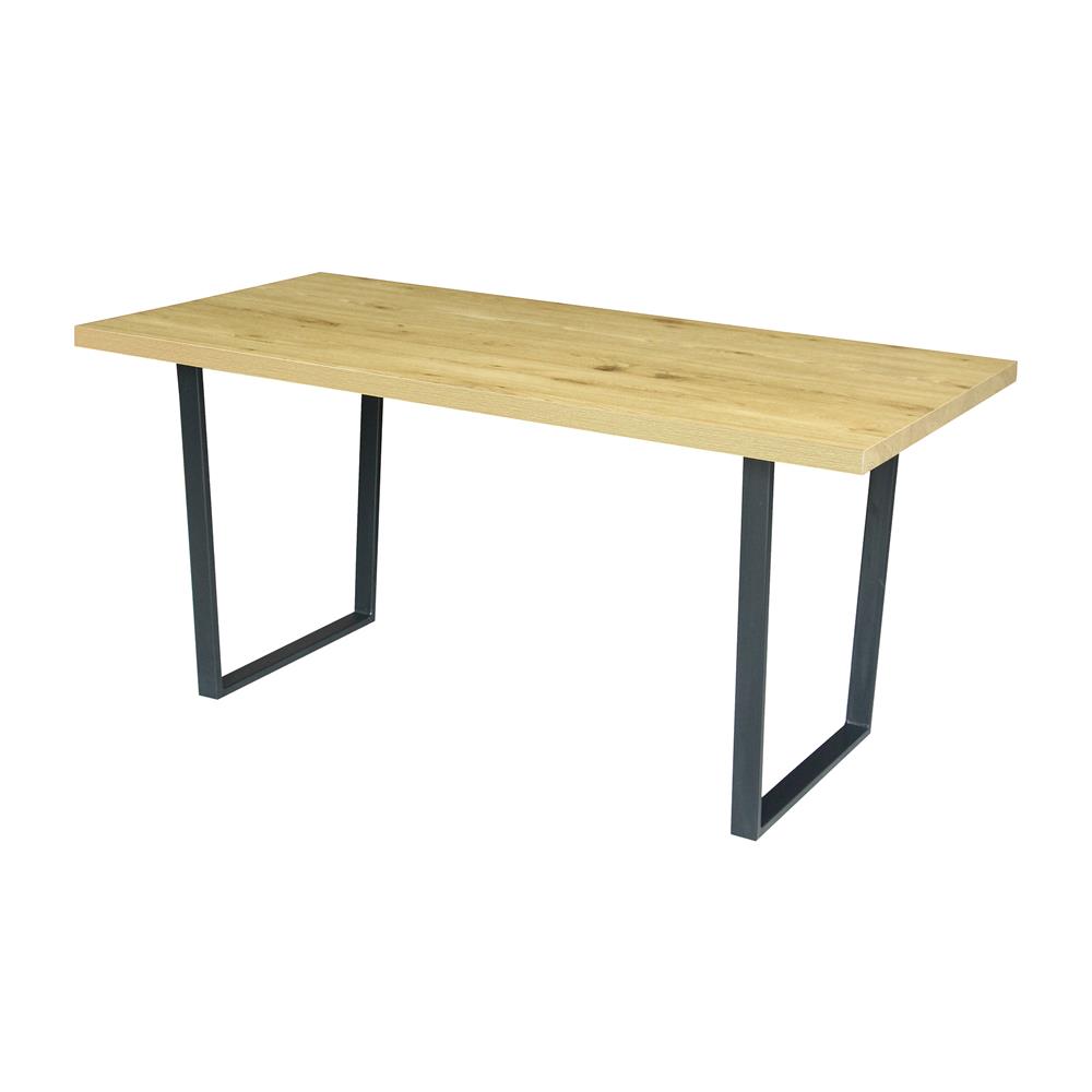 โต๊ะทานข้าว FURDINI HARVEST 160 ซม. สี NATURAL/ดำ