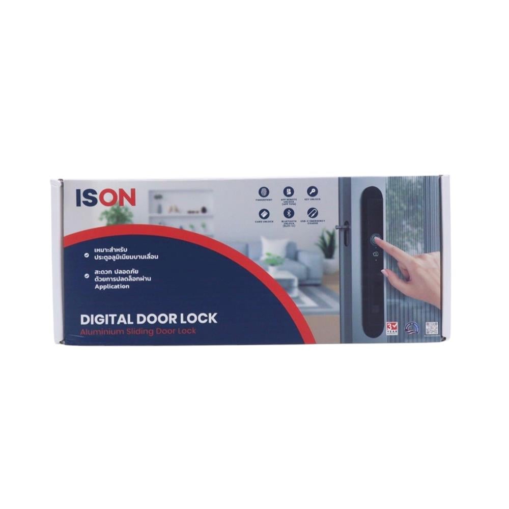 มือจับประตูดิจิตอล MULTI-F DIGITAL LOCK ISON DLH-99C2-BL