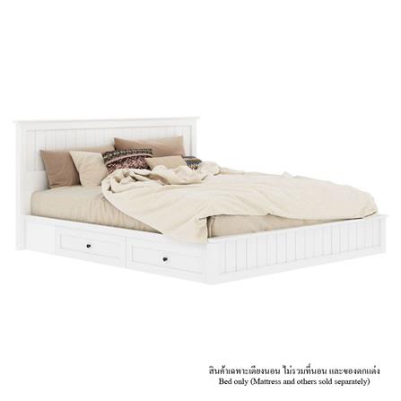 ชุดห้องนอน 6 ฟุต KONCEPT MONETA 59061994 สีขาว_1