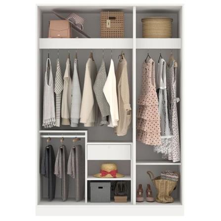 ชุดห้องนอน 6 ฟุต KONCEPT MONETA 59061998 สีขาว_3