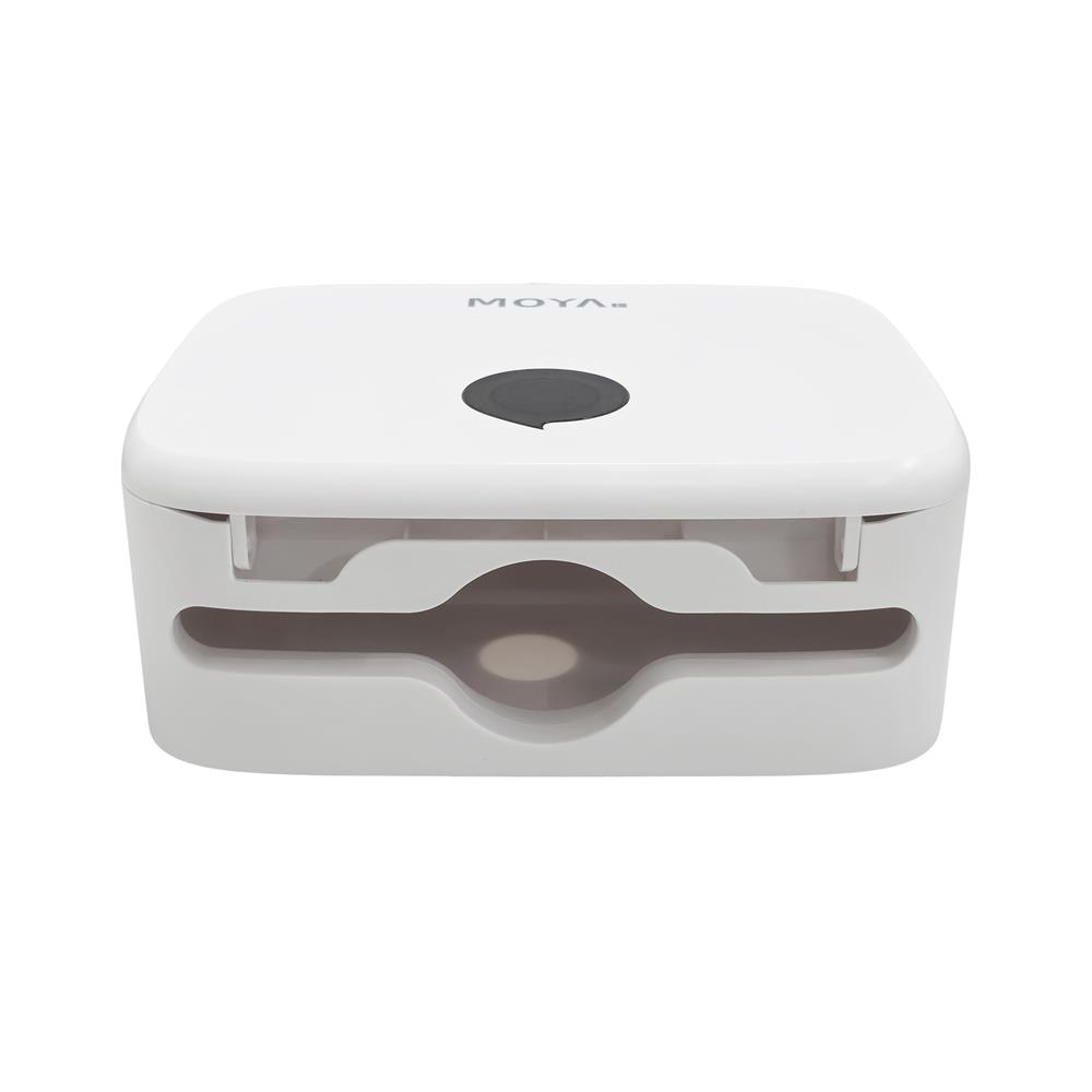 กล่องกระดาษทิชชู่+กระดาษเช็ดมือ MOYA ADS-816 สีขาว