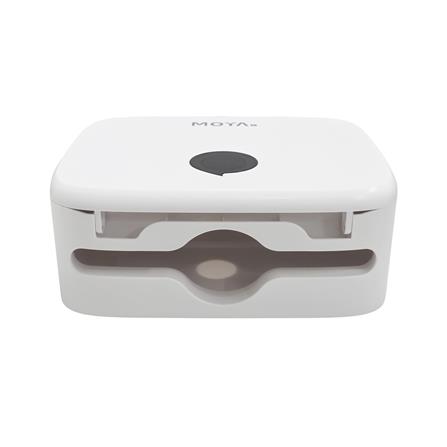 กล่องกระดาษทิชชู่+กระดาษเช็ดมือ MOYA ADS-816 สีขาว_4