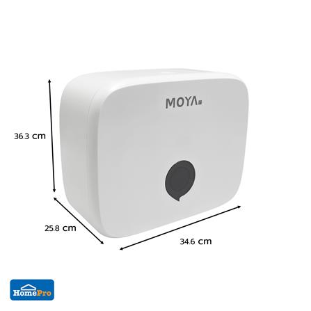 กล่องกระดาษทิชชู่+กระดาษเช็ดมือ MOYA ADS-816 สีขาว_9
