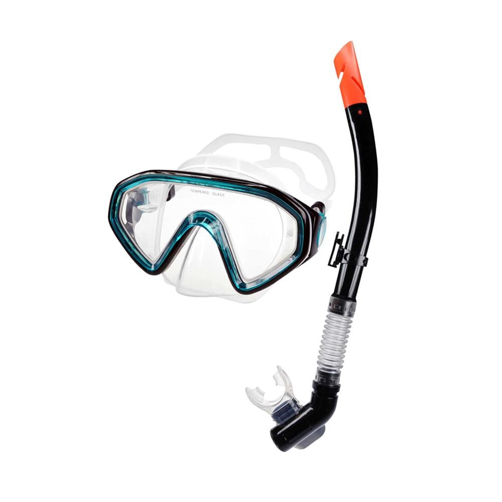 ชุดหน้ากากดำน้ำ AQUANOX M1542P สีฟ้า/ดำ