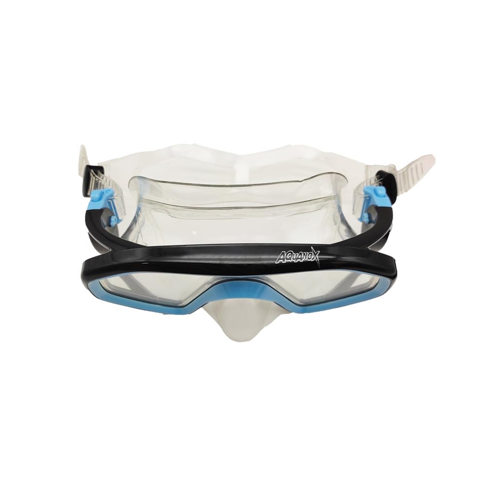 ชุดหน้ากากดำน้ำ AQUANOX M1542P สีฟ้า/ดำ