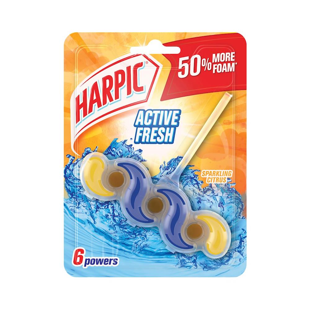 ก้อนขจัดคราบโถสุขภัณฑ์ HARPIC 35 กรัม SPARKLING CITRUS