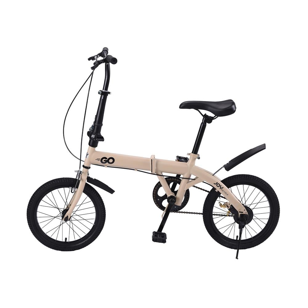 จักรยานพับ 16 นิ้ว JOY BICYCLE GO สีกากี
