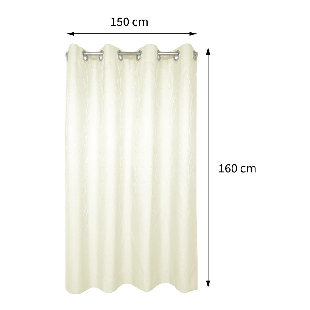 ผ้าม่าน EYELET HOME LIVING STYLE LORENZ UV 150X160 ซม. สีครีม