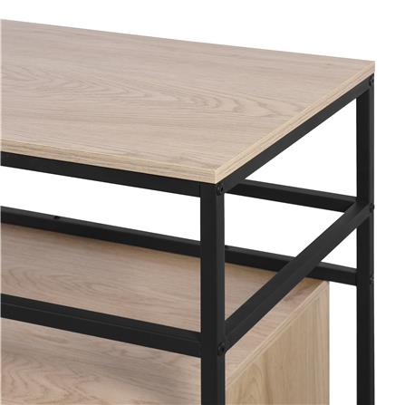 ชั้นวางของผสม FURDINI ZENO 91.5 ซม. สี NATURAL/ดำ_3