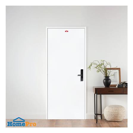 ประตูภายนอกเหล็ก เจาะลูกบิด PROFESSIONAL DOOR D2W 89.2x199.4 ซม. สีขาว_2