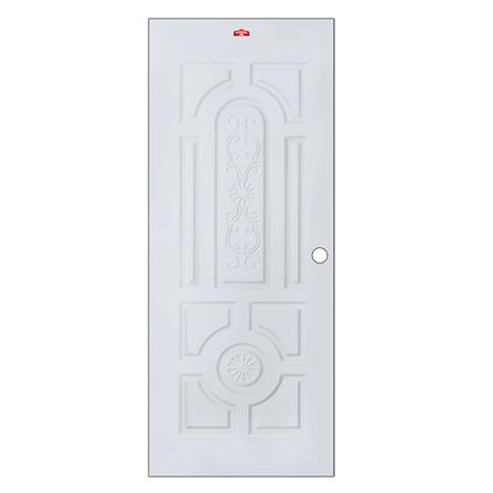ประตูภายนอกเหล็ก เจาะลูกบิด PROFESSIONAL DOOR H2G 89.2x199.4 ซม. สีเทา