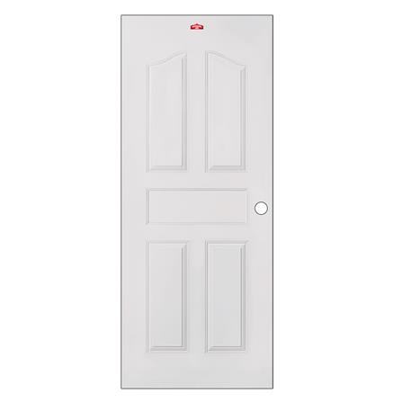 ประตูภายนอกเหล็ก เจาะลูกบิด PROFESSIONAL DOOR G1C 79.2x199.4 ซม. สีครีม_0