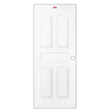 ประตูภายนอกเหล็ก เจาะลูกบิด PROFESSIONAL DOOR G2W 89.2x199.4 ซม. สีขาว_0