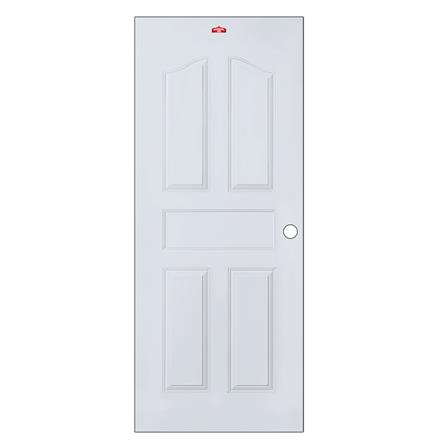ประตูภายนอกเหล็ก เจาะลูกบิด PROFESSIONAL DOOR G2G 89.2x199.4 ซม. สีเทา_0
