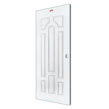ประตูภายนอกเหล็ก เจาะลูกบิด PROFESSIONAL DOOR L2W 89.2x199.4 ซม. สีขาว_1