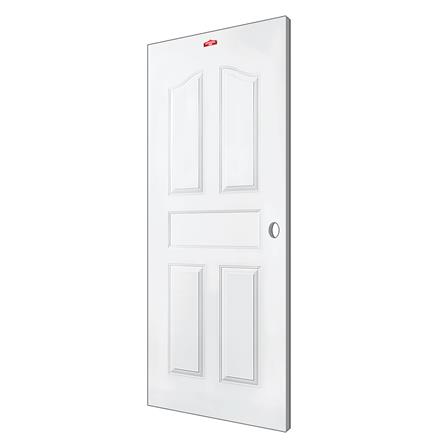 ประตูภายนอกเหล็ก เจาะลูกบิด PROFESSIONAL DOOR G1W 79.2x199.4 ซม. สีขาว_1