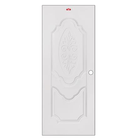 ประตูภายนอกเหล็ก เจาะลูกบิด PROFESSIONAL DOOR R2C 89.2x199.4 ซม. สีครีม