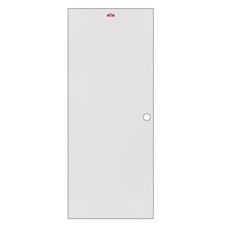 ประตูภายนอกเหล็ก เจาะลูกบิด PROFESSIONAL DOOR D2C 89.2x199.4 ซม. สีครีม_0