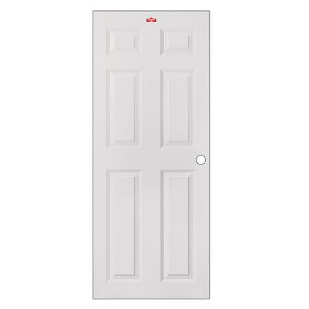 ประตูภายนอกเหล็ก เจาะลูกบิด PROFESSIONAL DOOR A2C 89.2x199.4 ซม. สีครีม