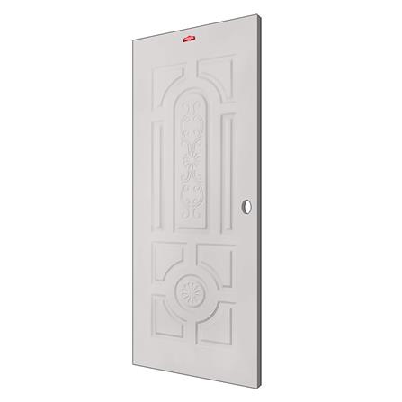 ประตูภายนอกเหล็ก เจาะลูกบิด PROFESSIONAL DOOR H2C 89.2x199.4 ซม. สีครีม_1