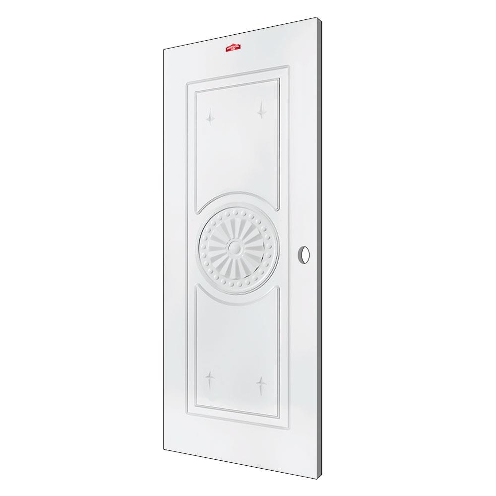 ประตูภายนอกเหล็ก เจาะลูกบิด PROFESSIONAL DOOR I1W 79.2x199.4 ซม. สีขาว
