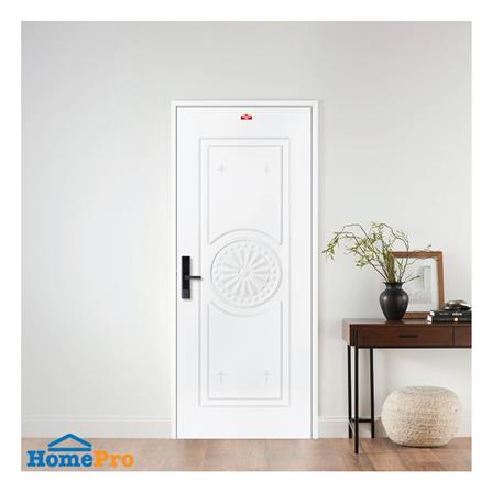 ประตูภายนอกเหล็ก เจาะลูกบิด PROFESSIONAL DOOR I1W 79.2x199.4 ซม. สีขาว_2