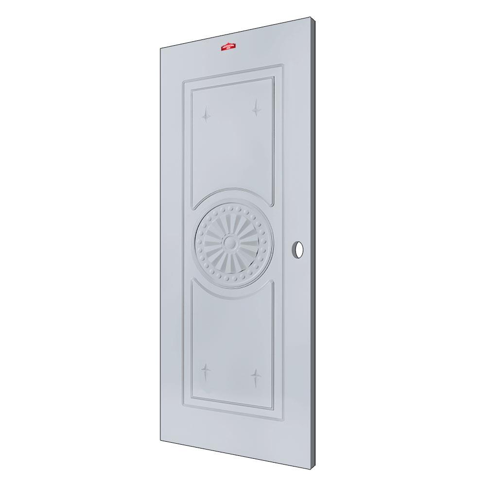 ประตูภายนอกเหล็ก เจาะลูกบิด PROFESSIONAL DOOR I1G 79.2x199.4 ซม. สีเทา