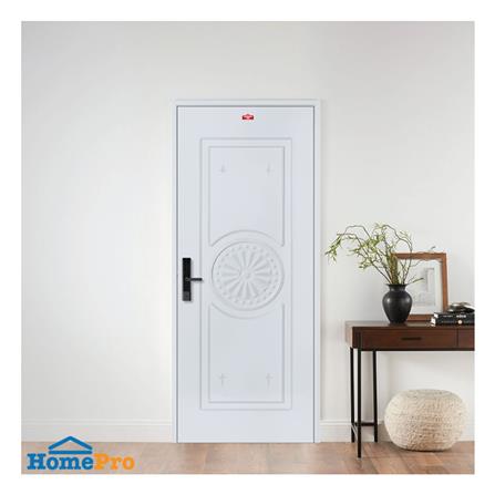 ประตูภายนอกเหล็ก เจาะลูกบิด PROFESSIONAL DOOR I1G 79.2x199.4 ซม. สีเทา_2