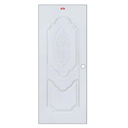 ประตูภายนอกเหล็ก เจาะลูกบิด PROFESSIONAL DOOR R2G 89.2x199.4 ซม. สีเทา_0