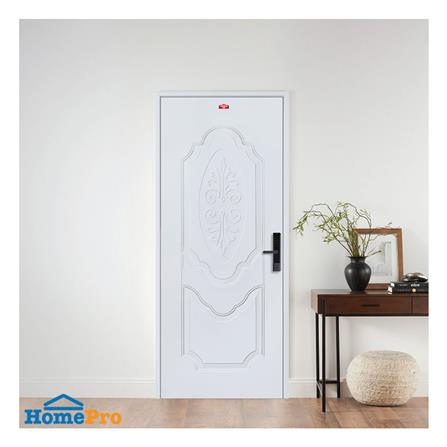 ประตูภายนอกเหล็ก เจาะลูกบิด PROFESSIONAL DOOR R2G 89.2x199.4 ซม. สีเทา_2