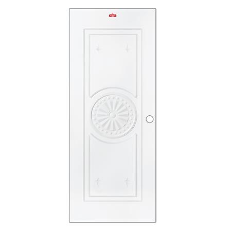 ประตูภายนอกเหล็ก เจาะลูกบิด PROFESSIONAL DOOR I2W 89.2x199.4 ซม. สีขาว
