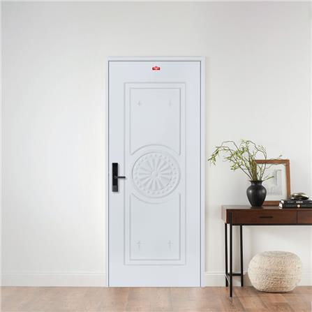 ประตูภายนอกเหล็ก เจาะลูกบิด PROFESSIONAL DOOR I2G 89.2x199.4 ซม. สีเทา_2