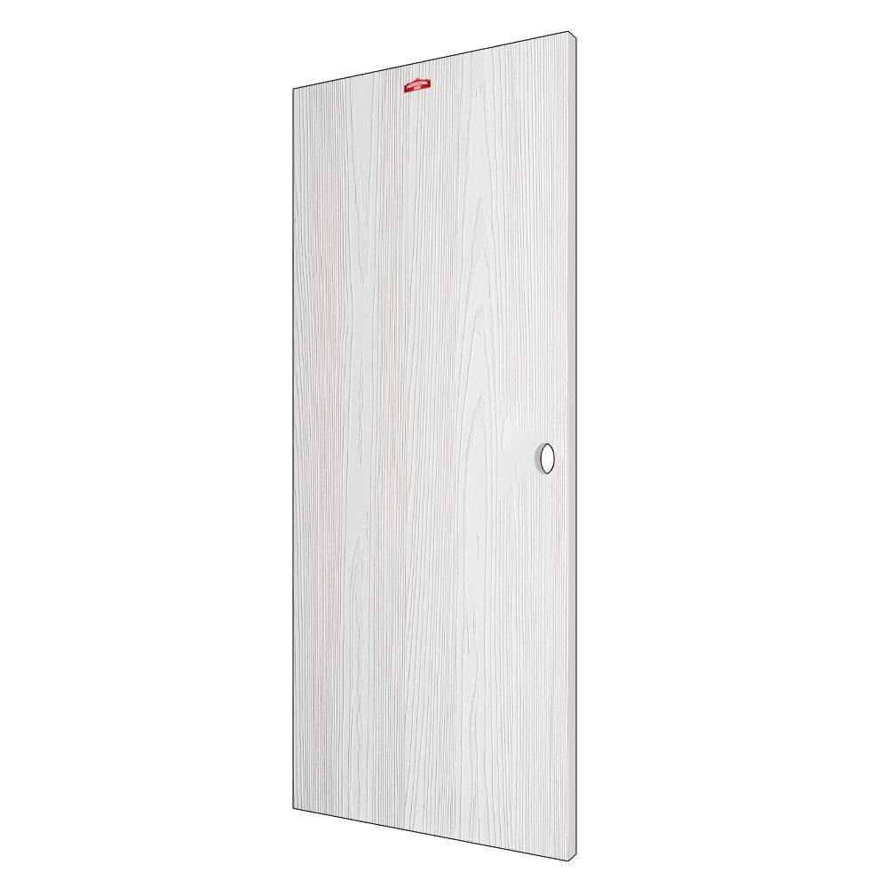 ประตูภายนอกเหล็ก เจาะลูกบิด PROFESSIONAL DOOR WD1W 79.2x199.4 ซม. สีขาวเม็ดทราย