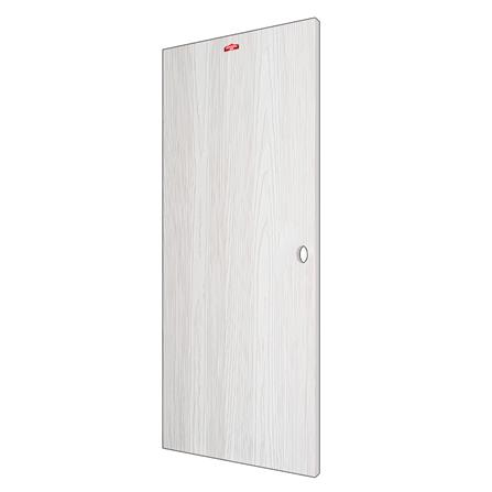 ประตูภายนอกเหล็ก เจาะลูกบิด PROFESSIONAL DOOR WD1W 79.2x199.4 ซม. สีขาวเม็ดทราย_1