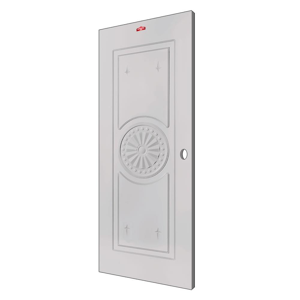 ประตูภายนอกเหล็ก เจาะลูกบิด PROFESSIONAL DOOR I2C 89.2x199.4 ซม. สีครีม