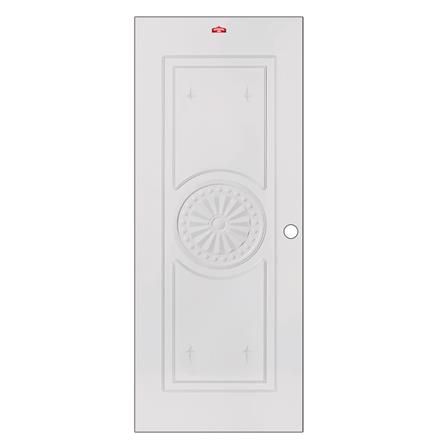 ประตูภายนอกเหล็ก เจาะลูกบิด PROFESSIONAL DOOR I2C 89.2x199.4 ซม. สีครีม_0